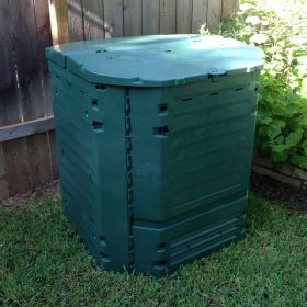 Heavy Duty Plastic 32-Cubic ft. Home Compost Bin Composter