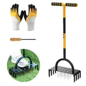 Hyindoor 2-in-1 Lawn Aerator