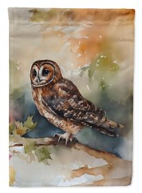 Tawny Owl Garden Flag Mailbox Flag Decorative Yard Flag Banner Outside Patio Artwork Yard Flower Beds, Garden Size, Multicolor