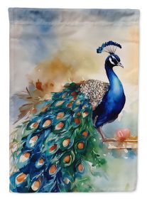 Peacock Garden Flag Mailbox Flag Decorative Yard Flag Banner Outside Patio Artwork Yard Flower Beds, Garden Size, Multicolor