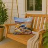 Nevada Sagebrush in Watercolor Throw Pillow Machine Washable, Indoor Outdoor Decorative Pillow for Couch, Bed or Patio, 18Hx18W